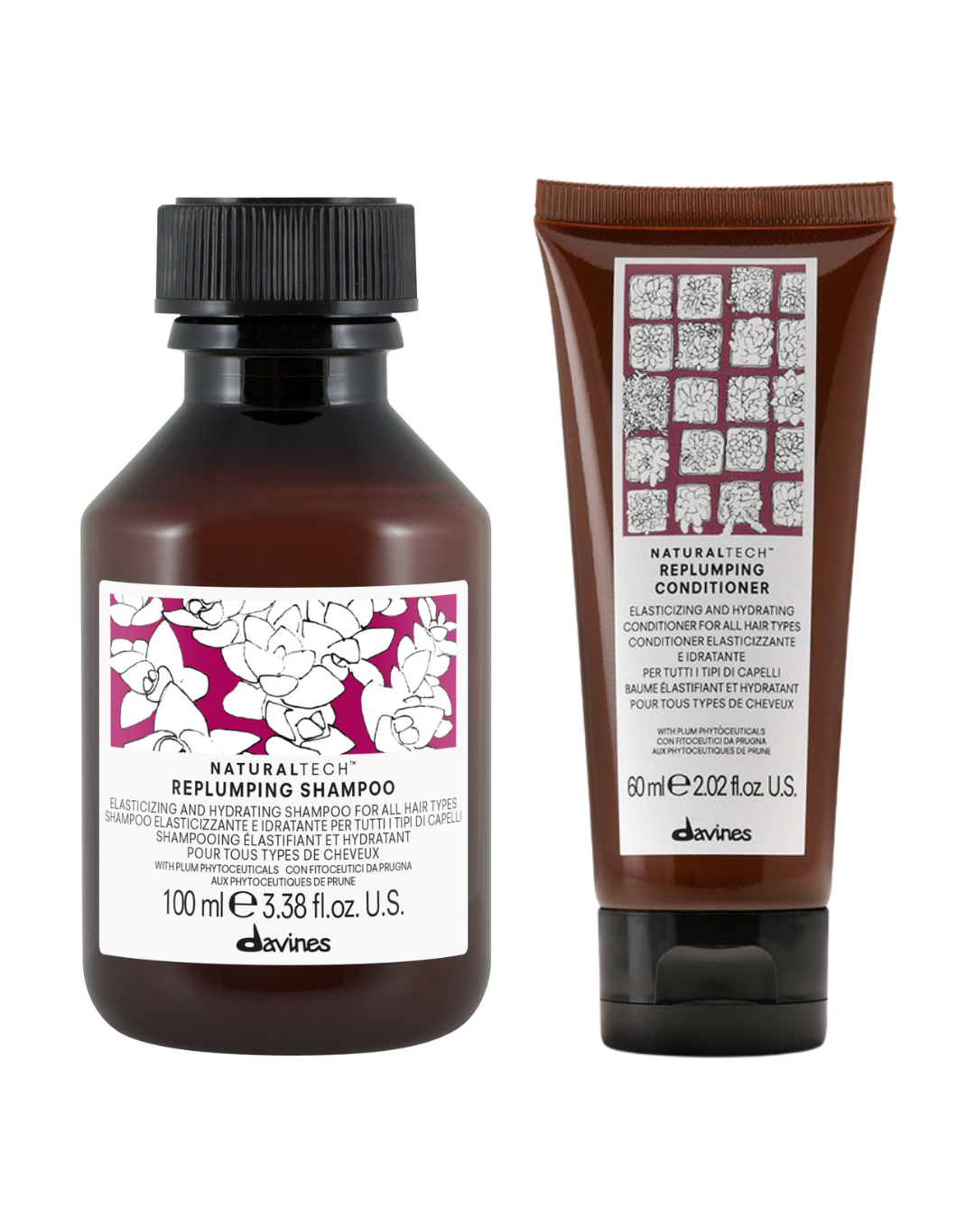 Kit de Viaje REPLUMPING: Shampoo + Acondicionador