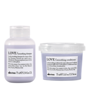 Kit de Viaje LOVE SMOOTHING: Shampoo + Acondicionador